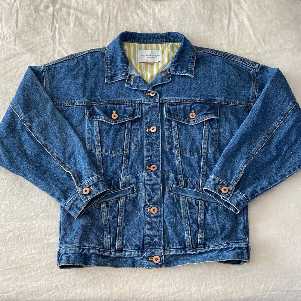 Anthropologie Pilcro & The Letterpress Denim Utility Jacket